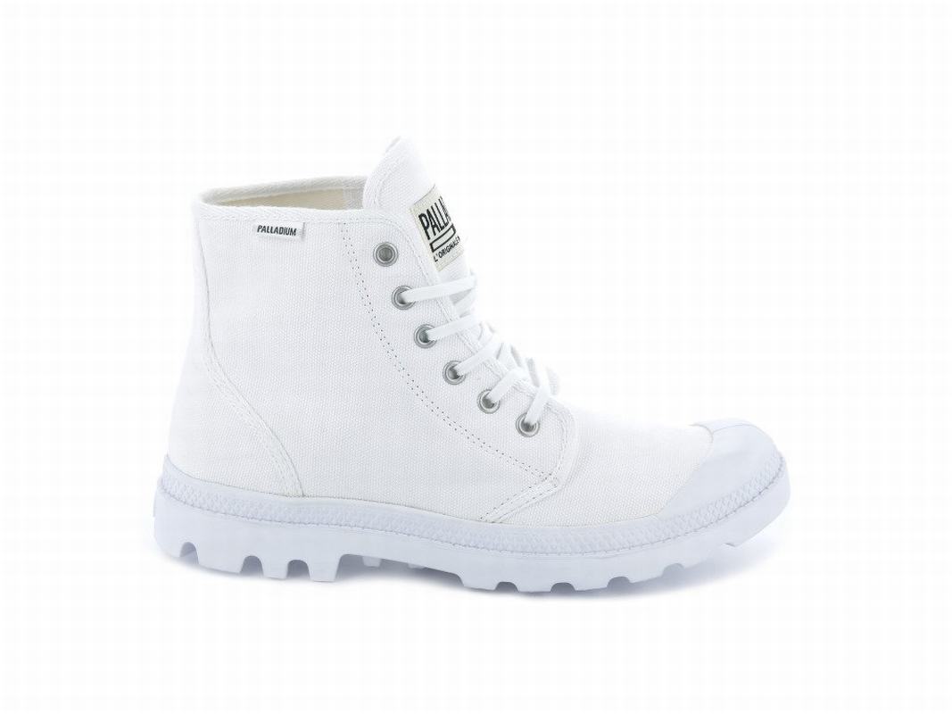 Palladium Pampa Hi Originale Mens Boots White Australia [SEJTIZ-037]